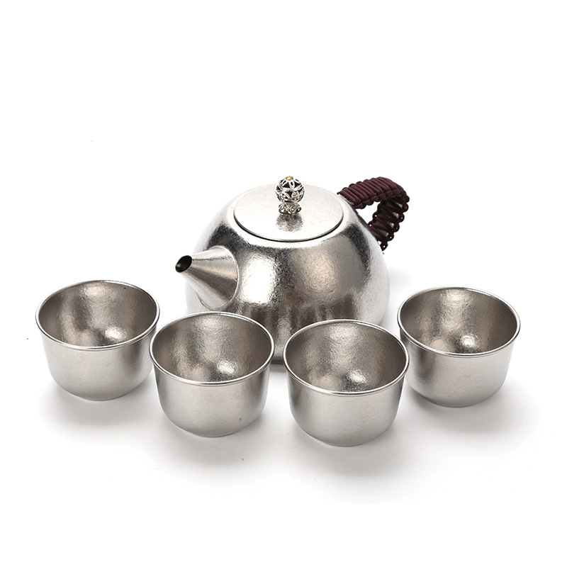 Titanium silver suit