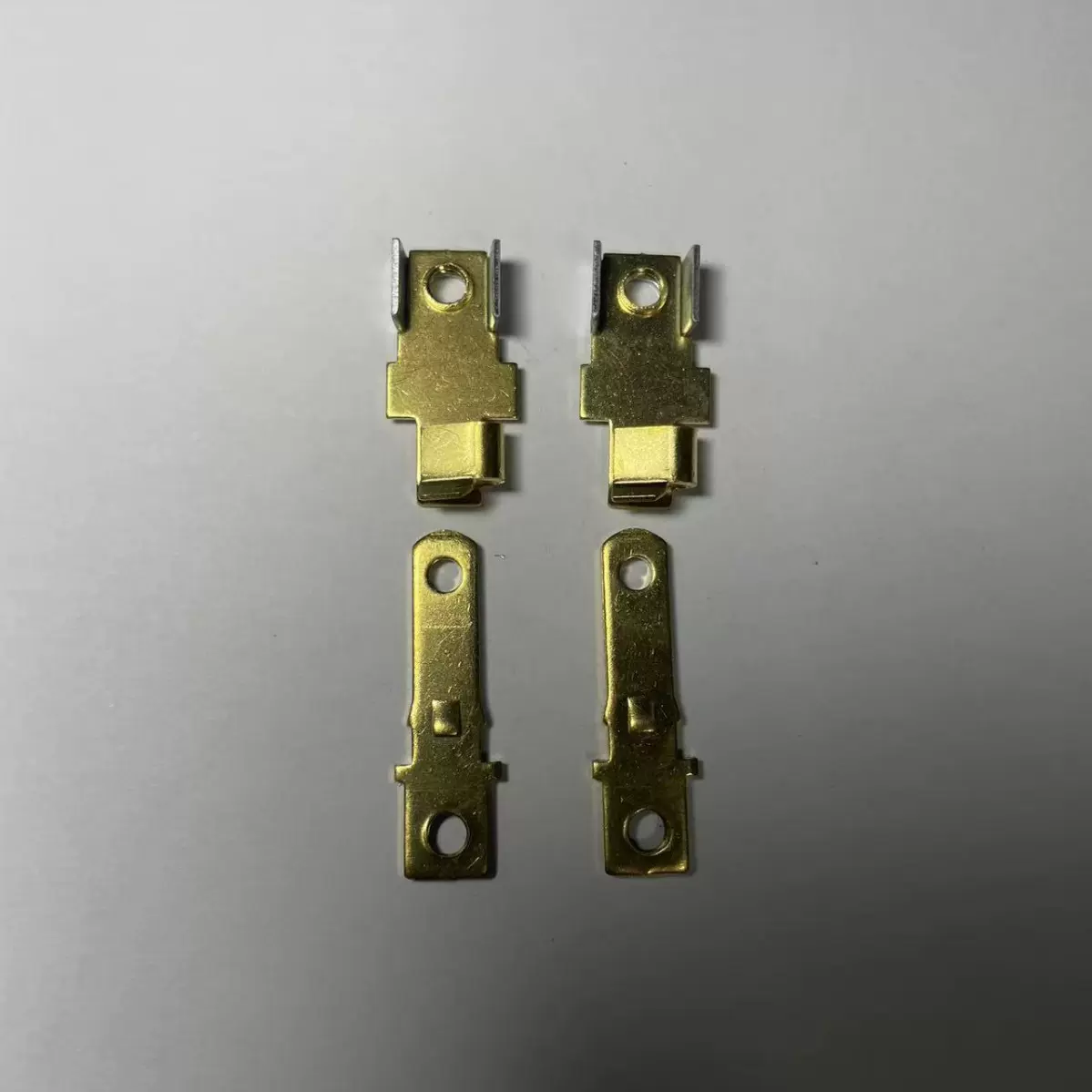 美标接线插头铜件 欧式插头铜件 连续模制造 冲压五金件加工