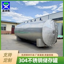 卧式不锈钢车载储奶罐食品级色素存放罐体小型304白钢储液罐