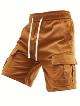 O 31819 Quick-dry ice silk cargo shorts �ٸɱ�˿��װ�̿�