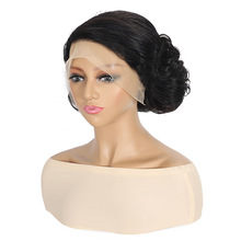 �羳�ٷ����˷�13*4pixieͷ��ǰ��˿human hair straight wig�ֻ�