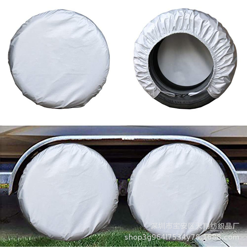 Outdoor Oxford Cloth Tire Cover Universal Car Tire Protective Cover Sunproof and Dustproof Cover