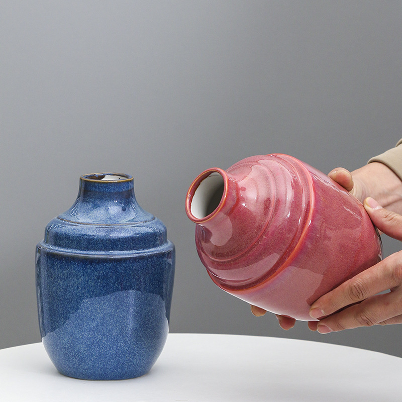 Moderno minimalista casa decoración suave sala de estar decoración Europea ins Estilo Casa pasillo mesa de comedor decoración arte flor Ware