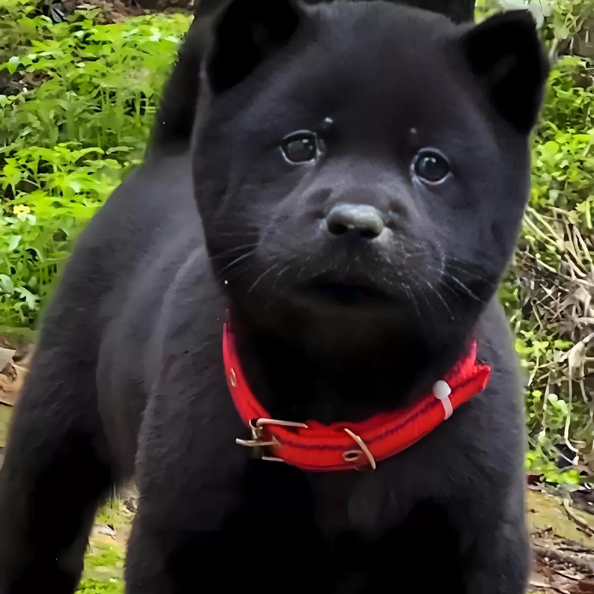 纯种五黑犬幼犬活体家养宠物犬中型犬双血统正宗五黑幼崽狗狗批发
