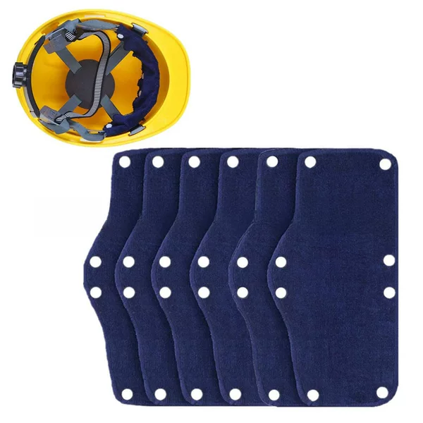 6PCs Helmet Liner Helmet Sweat Belt Helmet Liner Cotton Sweat Belt Comfortable Washable Replacement Pad