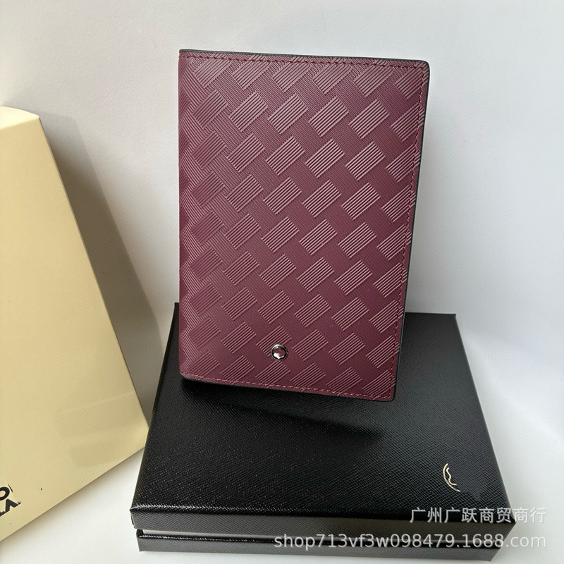W Baolong ファッション 3.0 パスポート ホルダー ボルドー レッド オリジナル レザー 高品質リアルショット クロスボーダー用|undefined