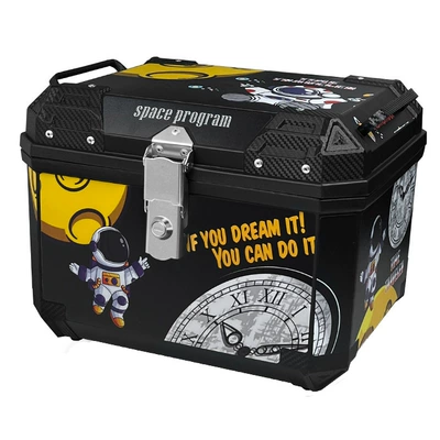 rear trunk 45L waterproof PP: Motorcycle trunk - 42010030-f