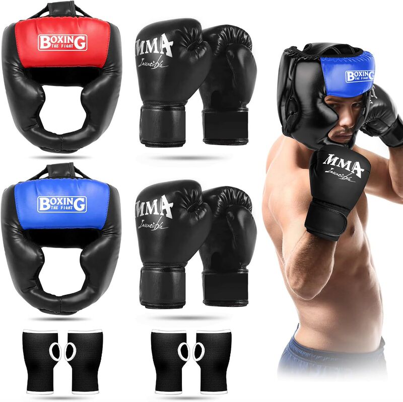 Boxing Headgear for Adults and Children, Sanda Muay Thai Helmet, Full Surround Protection Training Fighting Helmet, Wholesale with Logo Printing Boxing Headgear for Adults and Children, Sanda Muay Thai Helmet, Full Surround Protection Training Fighting Helmet, Wholesale with Logo Printing