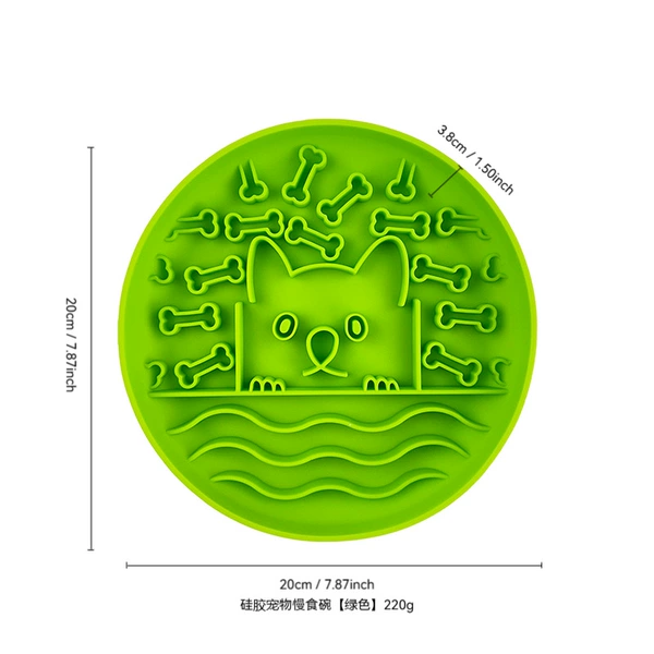 Pet Slow Food Bowl (Green)
