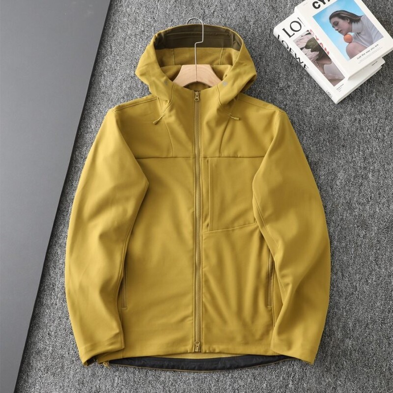 Sunstone M8Ic Light Version Soft Shell Jacket Fleece-Lined Outdoor Windproof and Waterproof Hooded Soft Shell Jacket