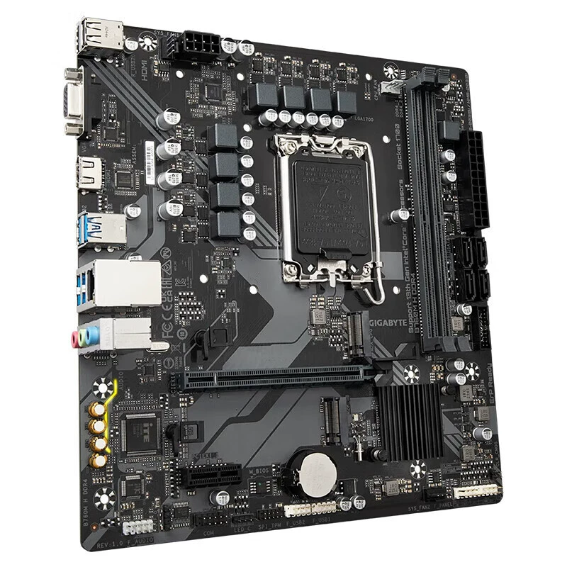 Подходит для материнской платы Gigabyte B760M VGA+HDMI, синхронная поддержка подсветки, совместима с CPU 12/13/14‑го поколений, с 5В