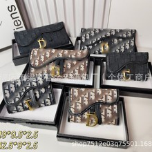 女士钱包长款三折大容量经典百搭跨境批发多卡位短款卡包手拿包潮