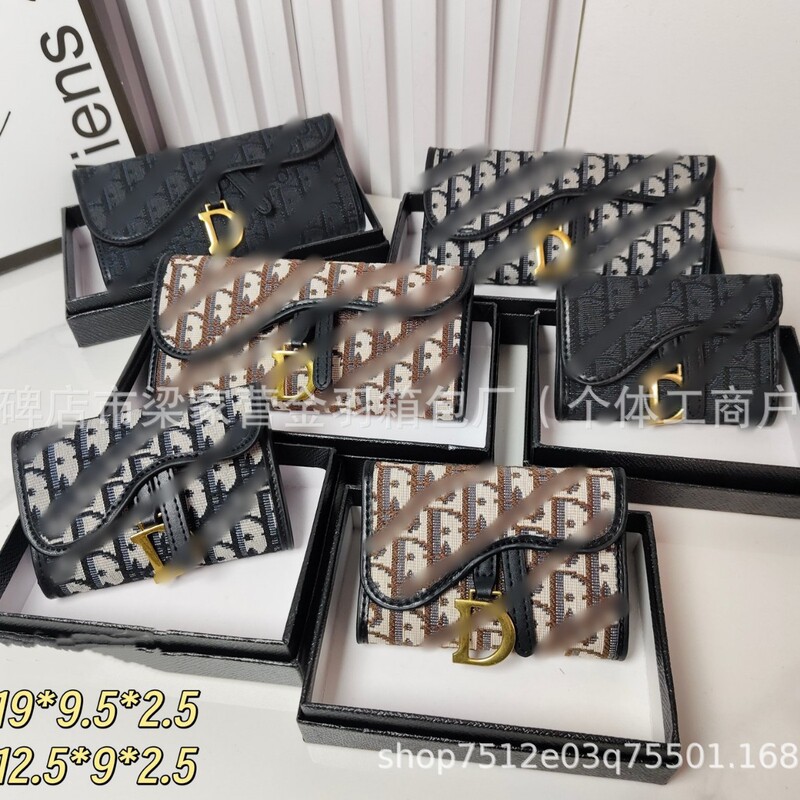 Women's Long Wallet 70% off Large Capacity Classic Versatile Cross-Border Wholesale Multi-Card Slot Short Card Holder Clutch Trendy