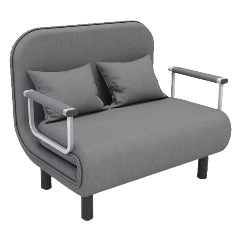 Современный минималистичный раскладной диван-кровать для отдыха, двухместный, для аренды квартир, небольших квартир, простой односпальный или двуспальный диван.