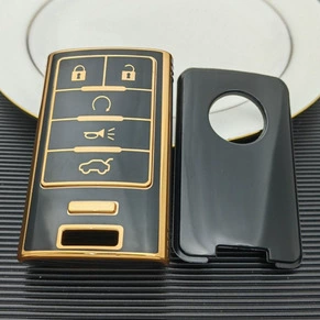 Подходит для чехла ключа Cadillac XTS Escalade SRX SLS, чехла CTS, пряжки для пульта дистанционного управления.