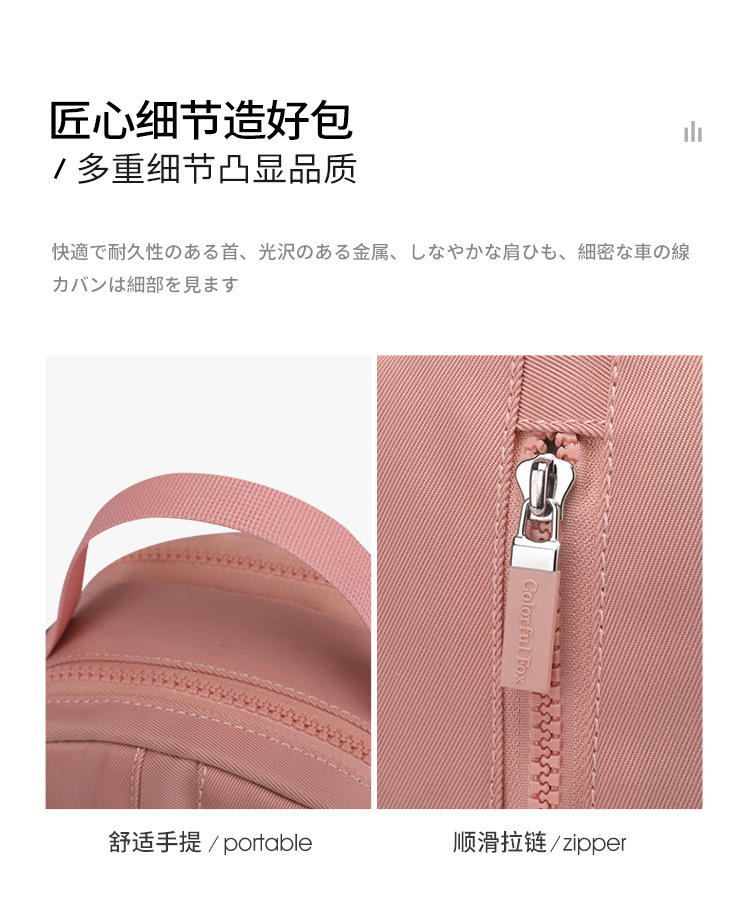 2025 New stylish Korean-style single-shoulder bag for women, versatile crossbody phone bag, nylon waterproof women's crossbody bag undefined