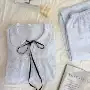 娃娃领秋冬长袖波点家居服