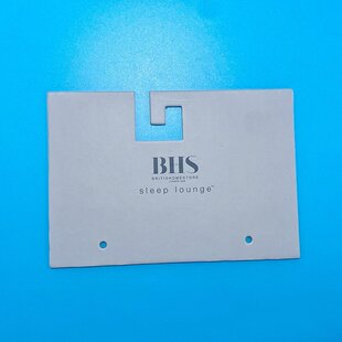Customizable Logo White Cardboard Sock Hook Rectangular Non-Slip Sock Clip Brand Promotional Gift Packaging