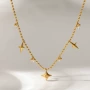 星星小众跨境18k锁骨链