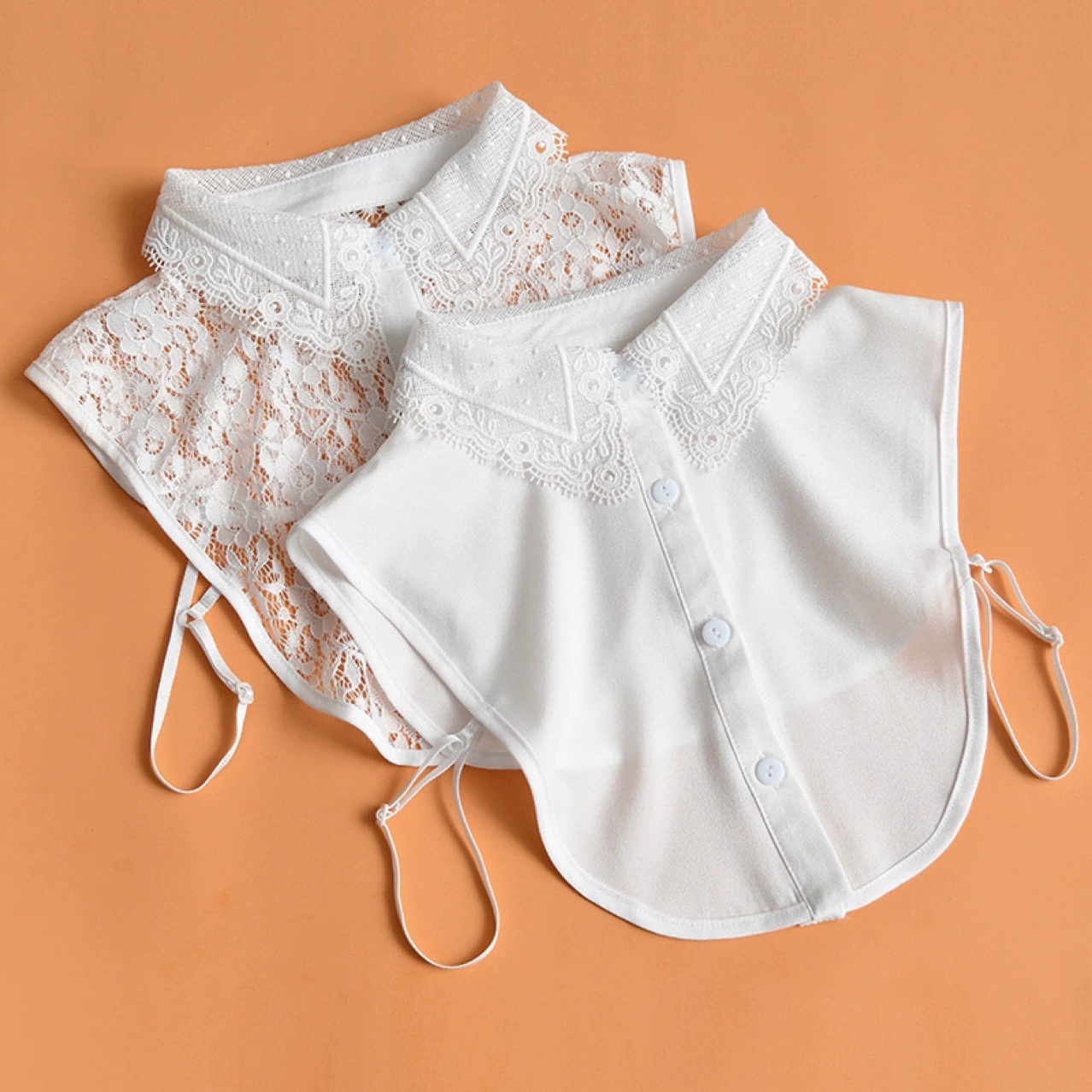 Классическая кружевная вырезая женская рубашка поддельный воротник дикий куклый воротник украшение красивая рубашка поддельный воротник ребенок воротник