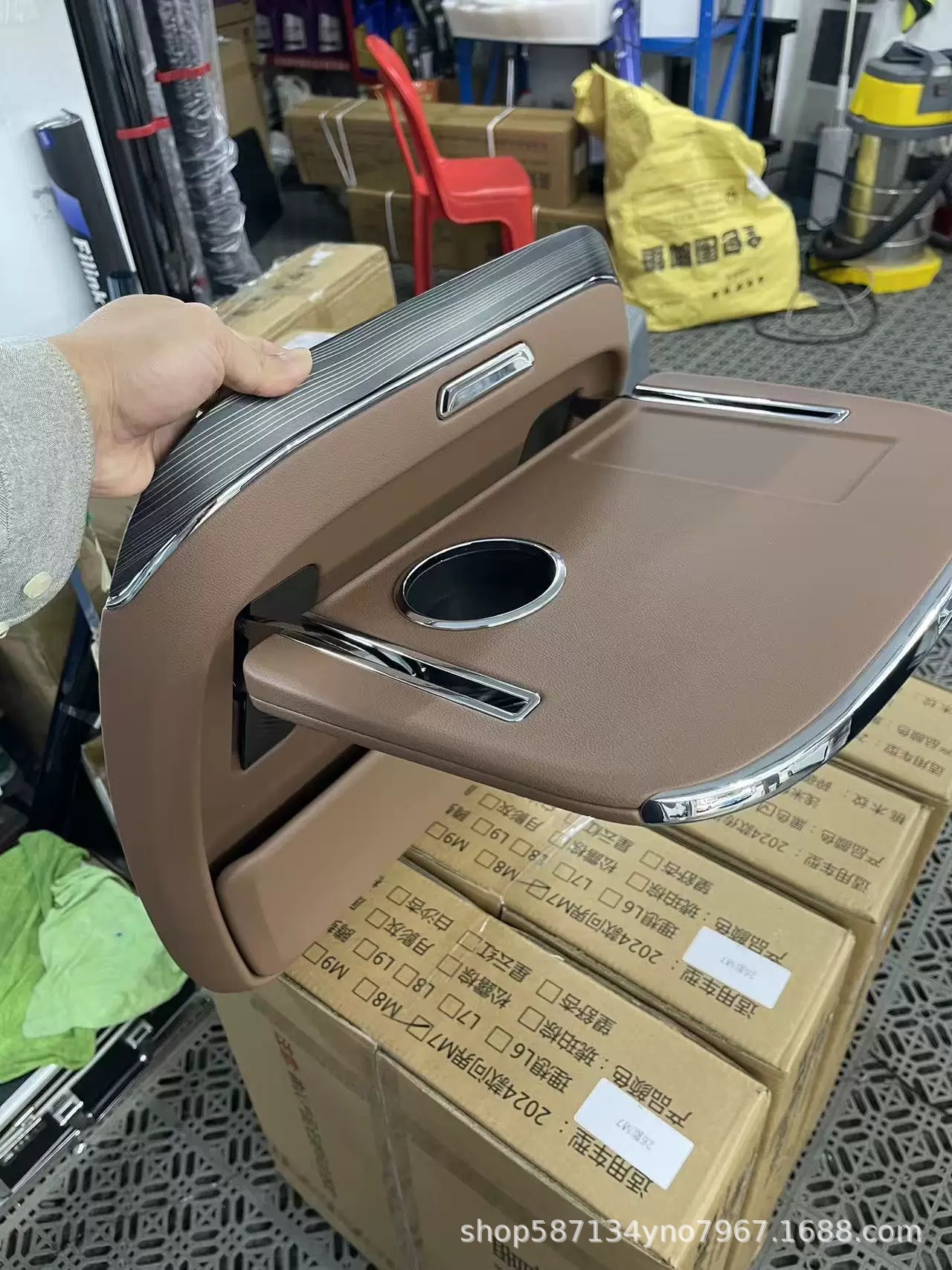 Toyota Sienna Small Table Board, Sienna Granvia Folding Storage Dining Table, Car Rear Seat Modification Upgrade Office Desk