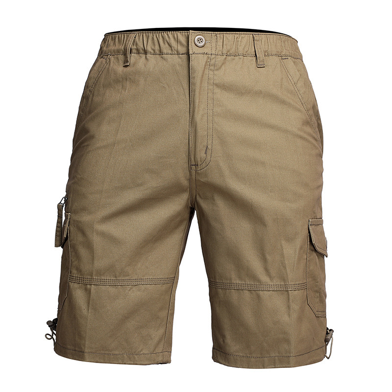 Comercio exterior al por mayor pantalones finos de verano de cinco puntos para hombres deportes de algodón puro para hombres pantalones casuales populares para hombres monos sueltos para hombres