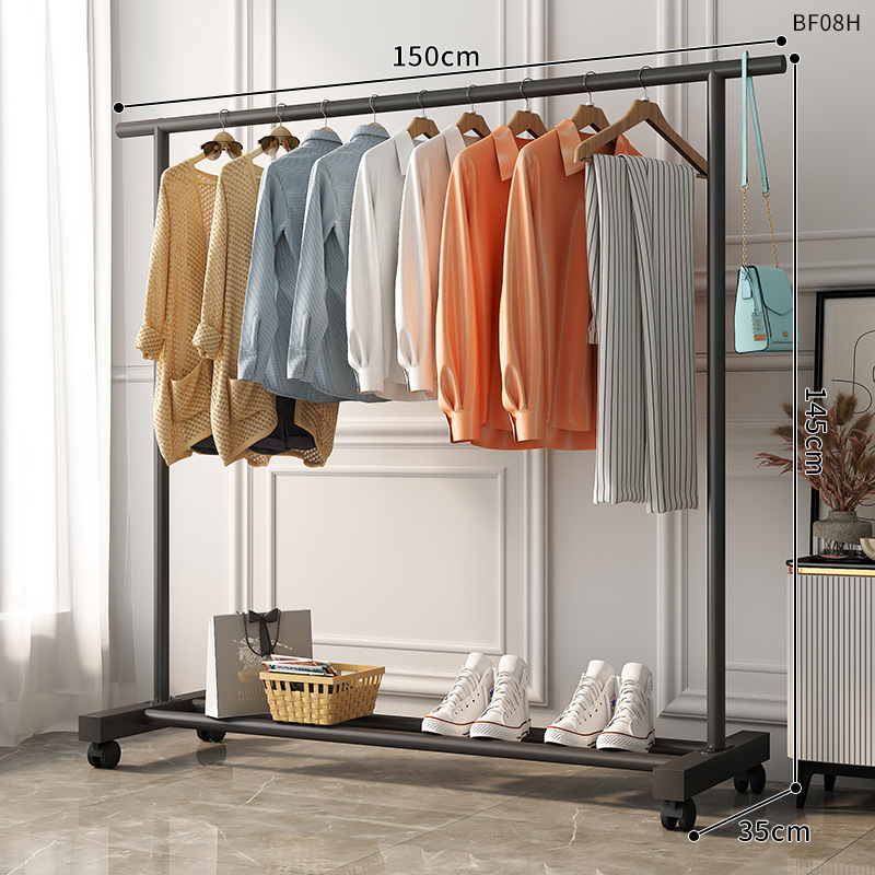 1,5 metros - Negro - Actualización 22 tubos + ruedas