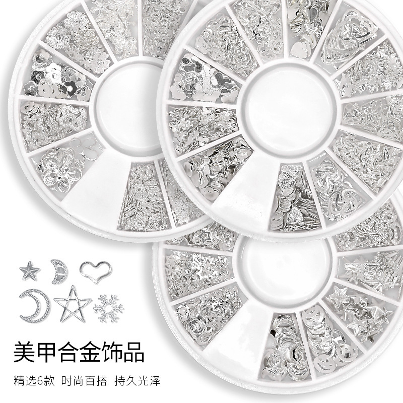 Cross-Border Nail Art Accessories Internet Celebrity Xingyue Metal Alloy Nail Decoration Hot Stamping Japanese Hollow Nail Art Diamond Wholesale Cross-Border Nail Art Accessories Internet Celebrity Xingyue Metal Alloy Nail Decoration Hot Stamping Japanese Hollow Nail Art Diamond Wholesale