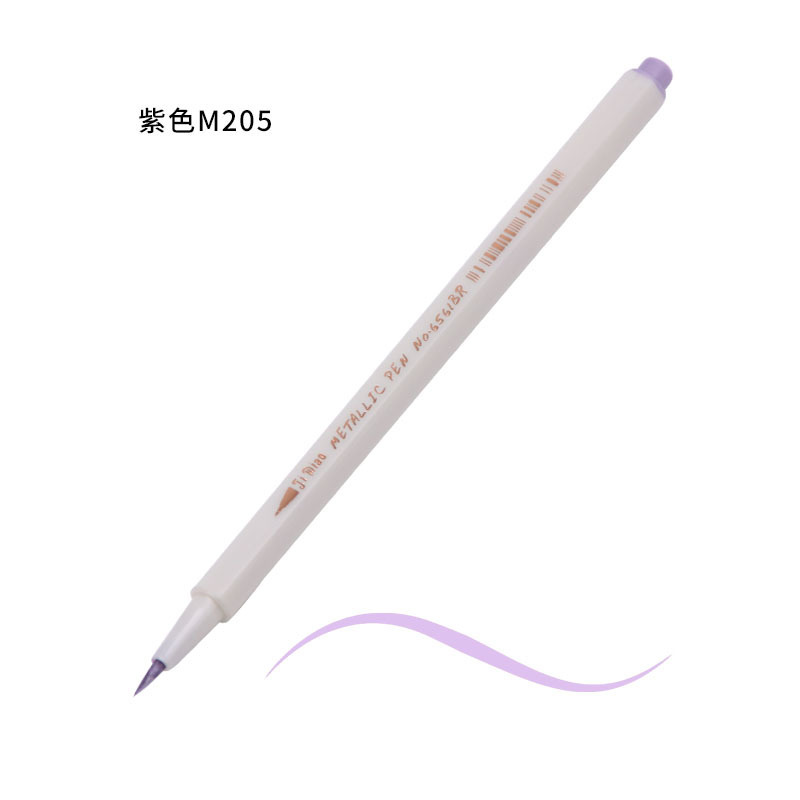 Bolígrafo de metal de secado rápido transfronterizo, bolígrafo de pintura, punta suave, marcador acrílico, venta directa de fábrica, marcador de color al por mayor