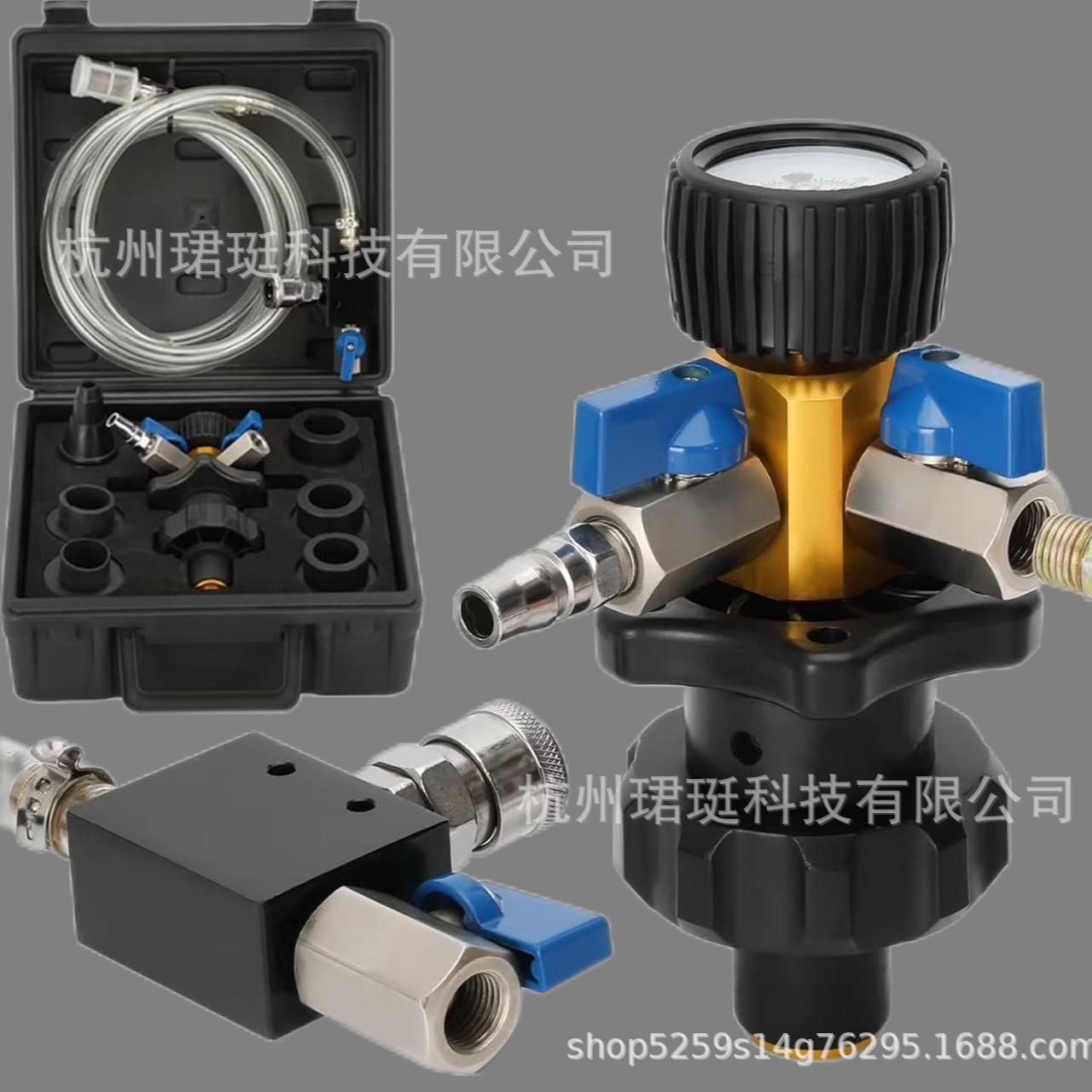 汽车冷却系统真空测漏加注工具
