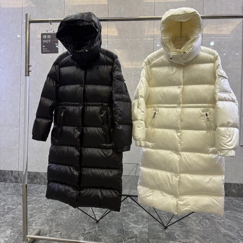 Putian high-end Cavettaz mid-length down jacket for women, Maya style, with a belt, trendy outerwear Putian high-end Cavettaz mid-length down jacket for women, Maya style, with a belt, trendy outerwear