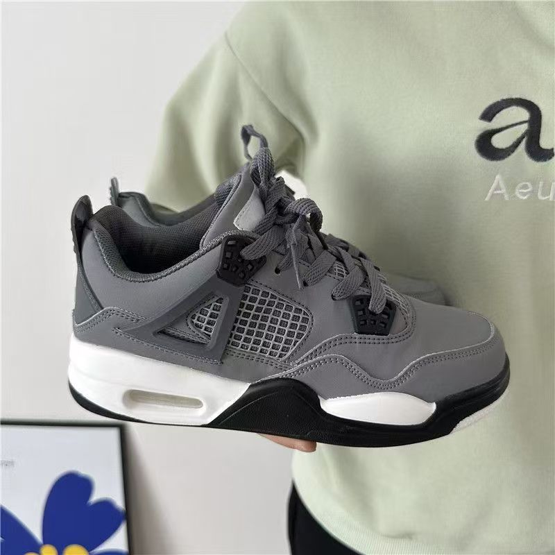 Zapatos de cojín de aire, zapatos de nicho de hombre, zapatos de moda de primavera, zapatos de baloncesto amarillos de suela gruesa