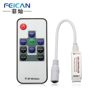 Mini 12V Dimmer LED RF 11 Key Dimming Light Strip Dimming Remote Control RF RF Light Strip Controller