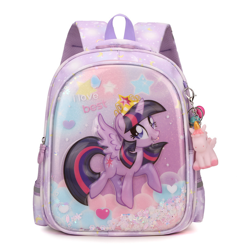 2025 nueva clase de niñas clase media clase larga carcasa dura luz jardín de infantes lindas mochila de estudiantes impermeables mochila de niños