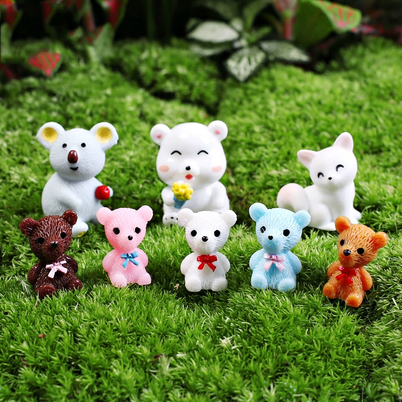 Цзин Цзяо Медведь Микро Пейзаж Украшения