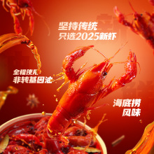 海底捞小龙虾麻辣蒜蓉调味25年新虾整虾非龙虾尾湖北1.5kg*2盒