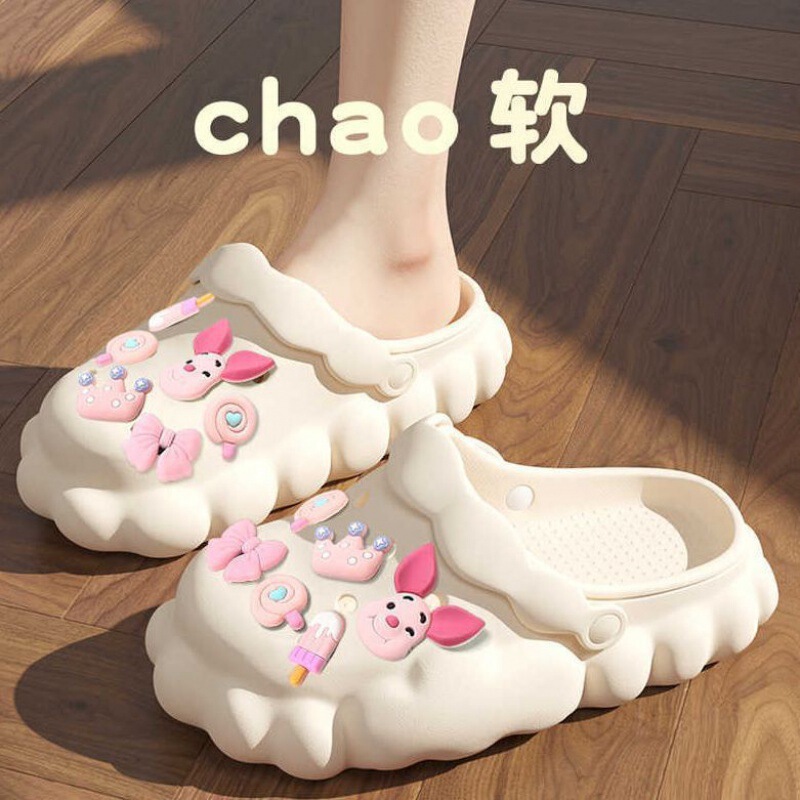 Women's Summer 2022 New Thick-soled Sandals and Slippers Non-slip Toe Sandals for Women's Summer Outer Wear