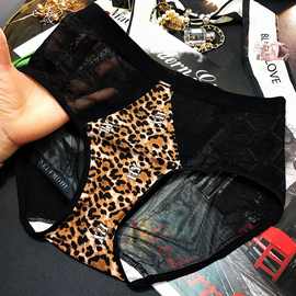 新品内裤女士新品蕾丝中高腰新款无痕三角女生短裤勾人火辣新品