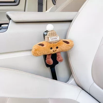 Car tissue box/set – Girls - croissant-safety-belt-holder-khaki-hat