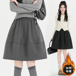 �WԺ�L����ë�ظ�����ȹŮ2025�ﶬ�¿�����ٴ�A�ְ���ȹ