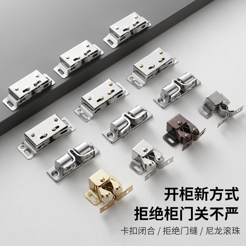 Rongdeli Stainless Steel Magnetic Clip Large/Small Size Stainless Steel Cabinet Magnetic Clip Cold-Rolled Steel Clip