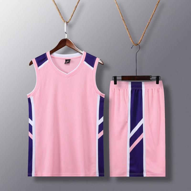 Todo el cuerpo digital inyección de tinta traje de baloncesto conjunto de aldea BA juego traje de entrenamiento se puede imprimir logotipo traje deportivo de manga corta
