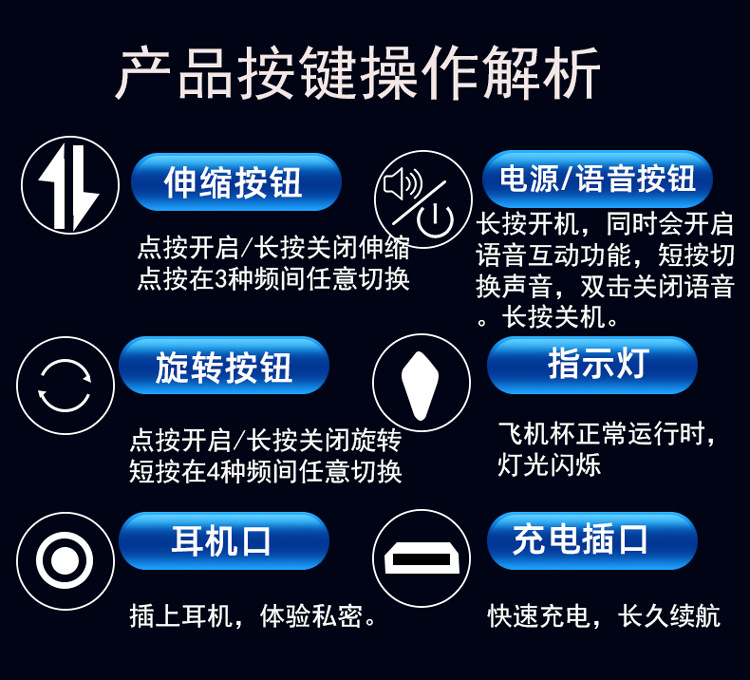 Jiuai Mofeng PRO Automatic Telescopic Rotating Heating Male Masturbator Cup — detail image 18