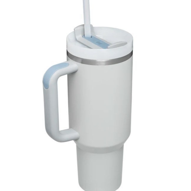 Vaso térmico de 40oz con asa segunda generación | Taza doble capa con tapa, popote y LOGO personalizado al por mayor
