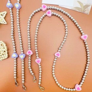 Creative Girl Heart Love Phone Case Crosbody Chain Universal All-match Bag Crosbody Rope High-end Ccd Phone Chain Trendy