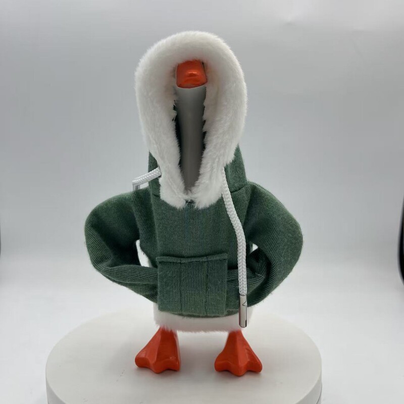 Goose Outfits Red Hoodies鹅装红色连帽衫 迷你门廊鹅服装|undefined