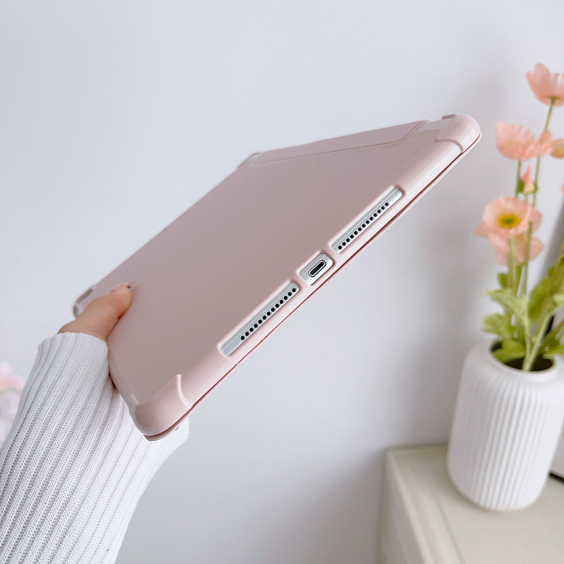 Чехол для iPad 10.9 с honeycomb-охлаждением, Pro11, амортизирующий воздушный карман, противоударная лента, паз для 10.2, TPU однотонная мягкая оболочка 9.7