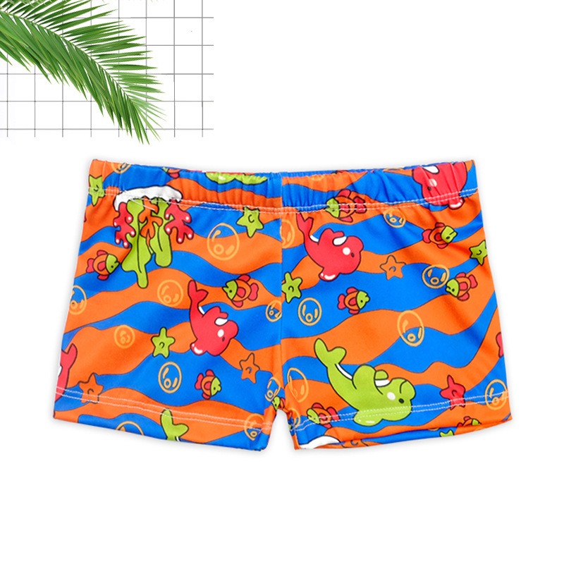 Bañador infantil niño tipo bóxer cordón ajustable diseño dibujos animados