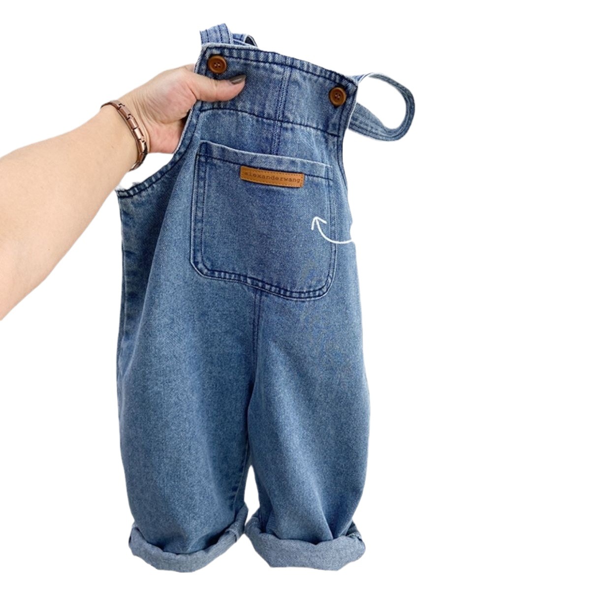 Nuevos pantalones de cintura para niños pantalones de otoño para niños 2025 pantalones de primavera y otoño para bebés jeans de niñas pantalones simples de moda image 1