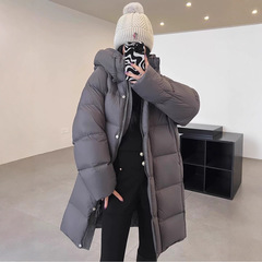 高端保暖羽绒服 抗寒零下30度长款微茧轮廓显瘦哑光无压90白鸭绒
